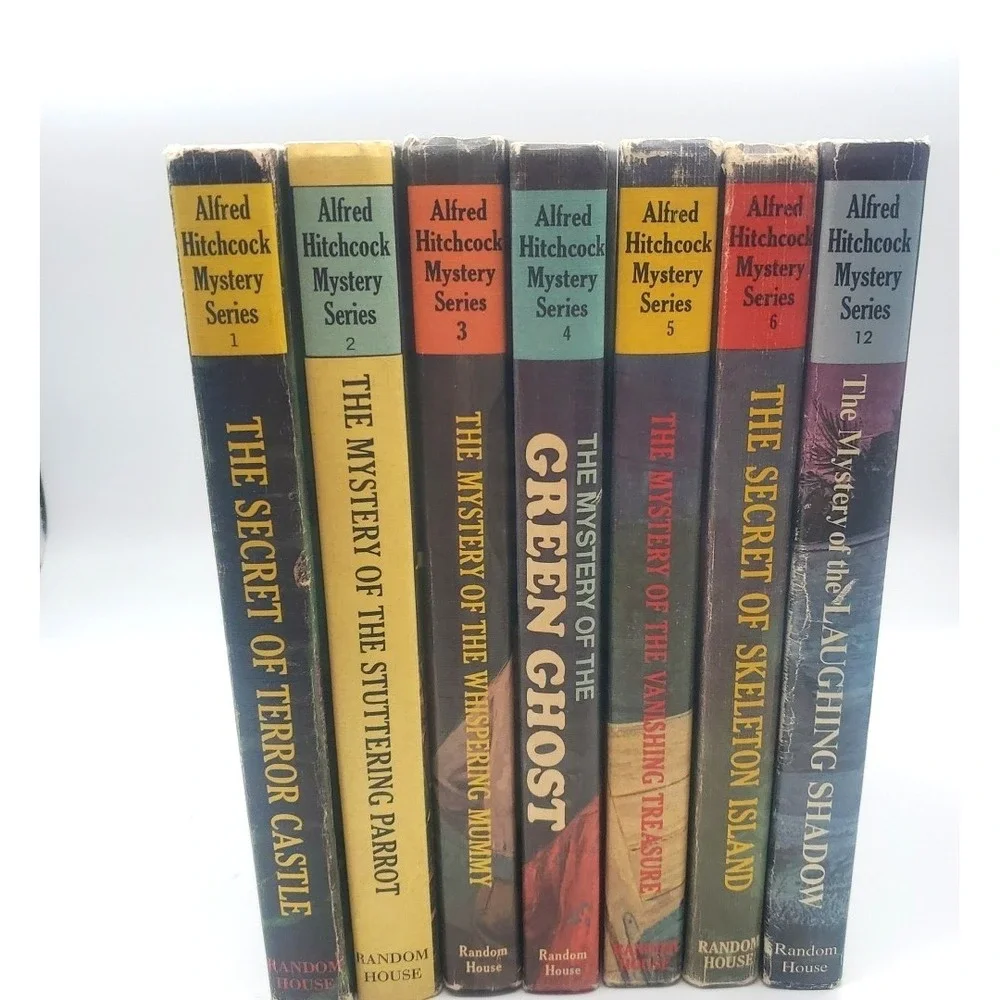 Alfred Hitchcock The Three Investigators Vintage Mystery‎ Hardcover Lot 1-6 & 12
